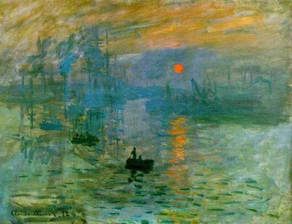 C. Monet, "Impressione, il levar del sole", 1872